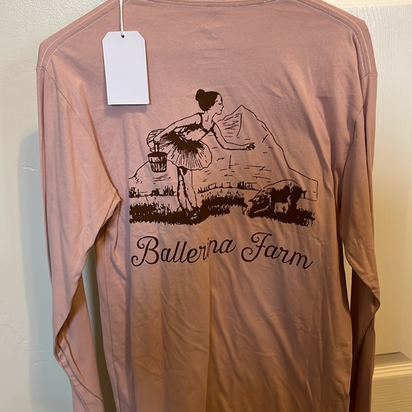 NWT Ballerina Farm long-sleeved pink shirt - Picture 2 of 3